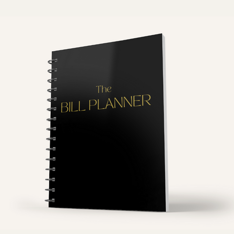 The Bill Planner (Black)